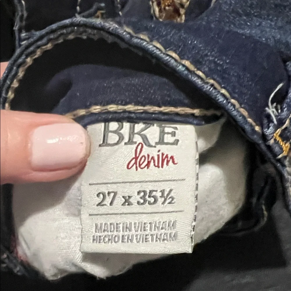 BKE Women's Boot Cut Jeans in Dark Blue - Picture 5 of 8